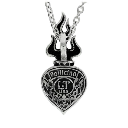 Pendant : Sacred Heart 2nd Edition w/K18Thorn w/Stingray Purple