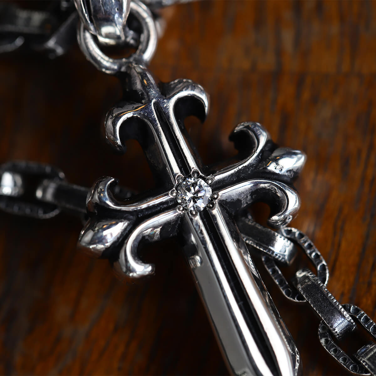 Pendant : Pollicino Cross 2nd w/Diamond