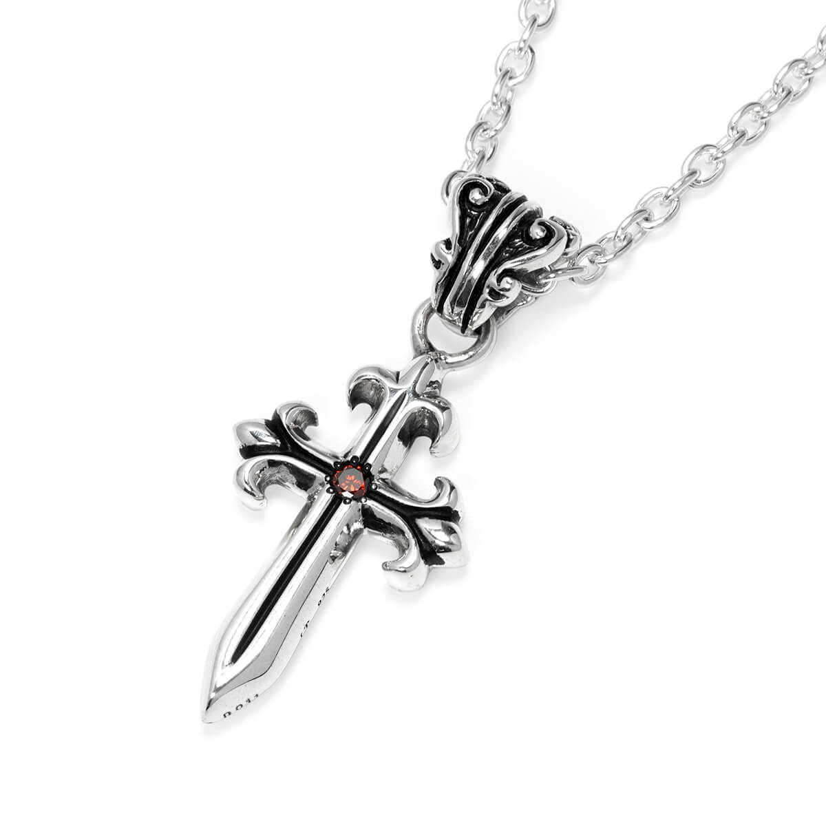 Pendant : Pollicino Cross 2nd w/Red Diamond