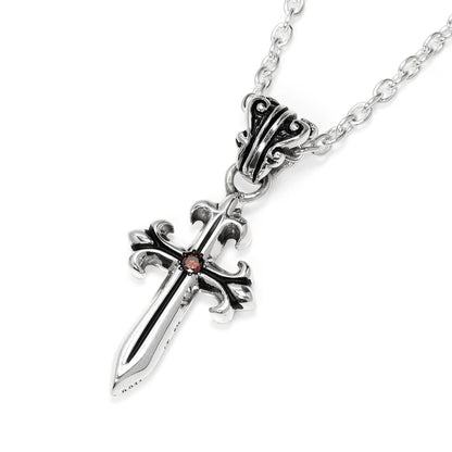 Pendant : Pollicino Cross 2nd w/Red Diamond