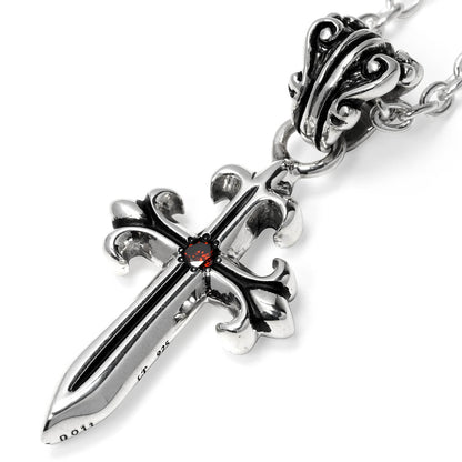 Pendant : Pollicino Cross 2nd w/Red Diamond