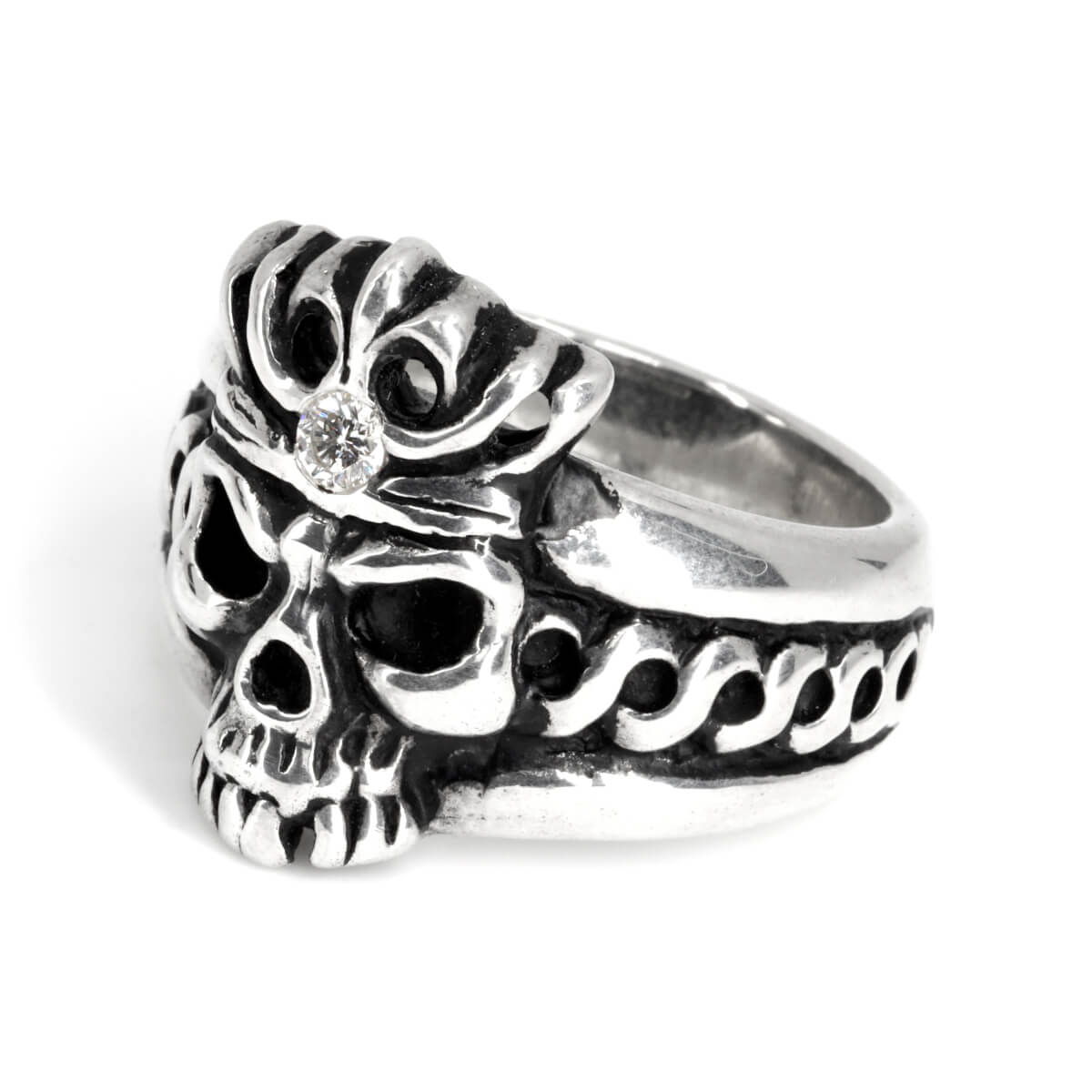 Ring : Skull Crown w/Diamond(Crown)