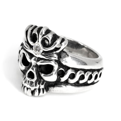 Ring : Skull Crown w/Diamond(Crown)