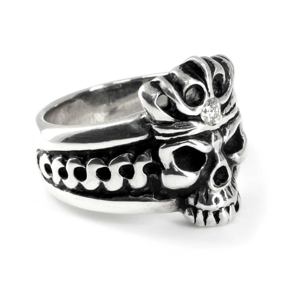 Ring : Skull Crown w/Diamond(Crown)