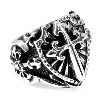Ring : Crest w/Pollicino Cross