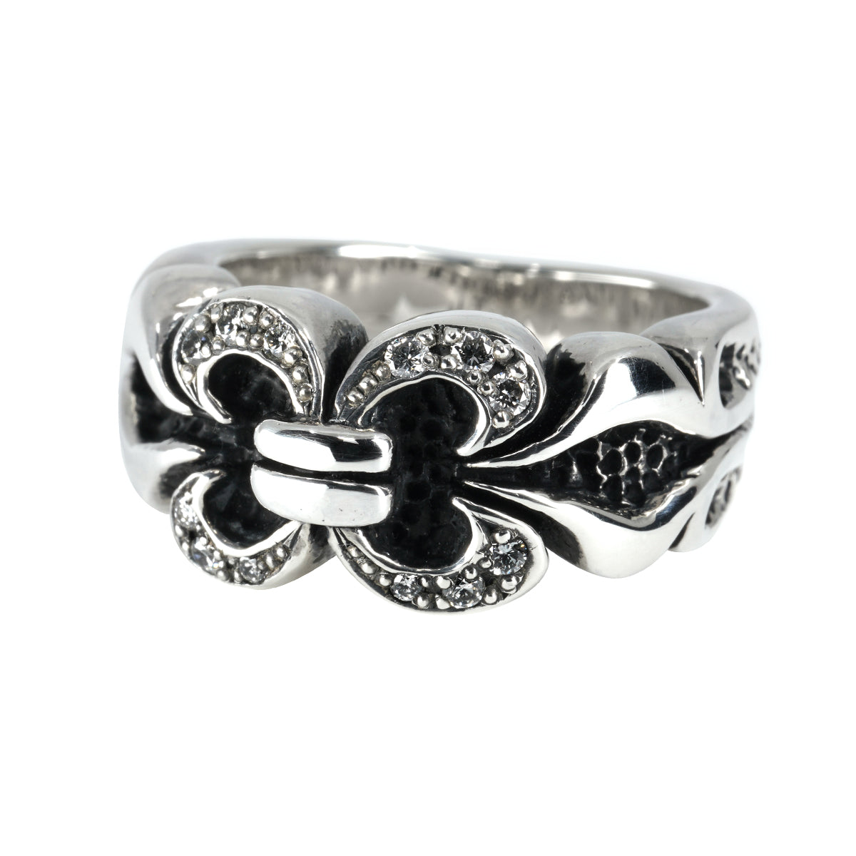 Ring : Chevron w/Diamond Pave(Chevron)