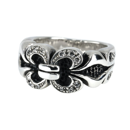 Ring : Chevron w/Diamond Pave(Chevron)