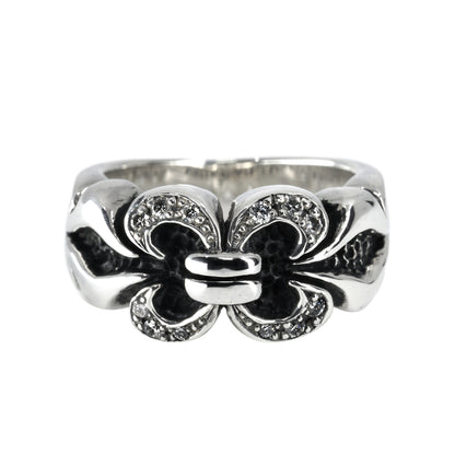 Ring : Chevron w/Diamond Pave(Chevron)