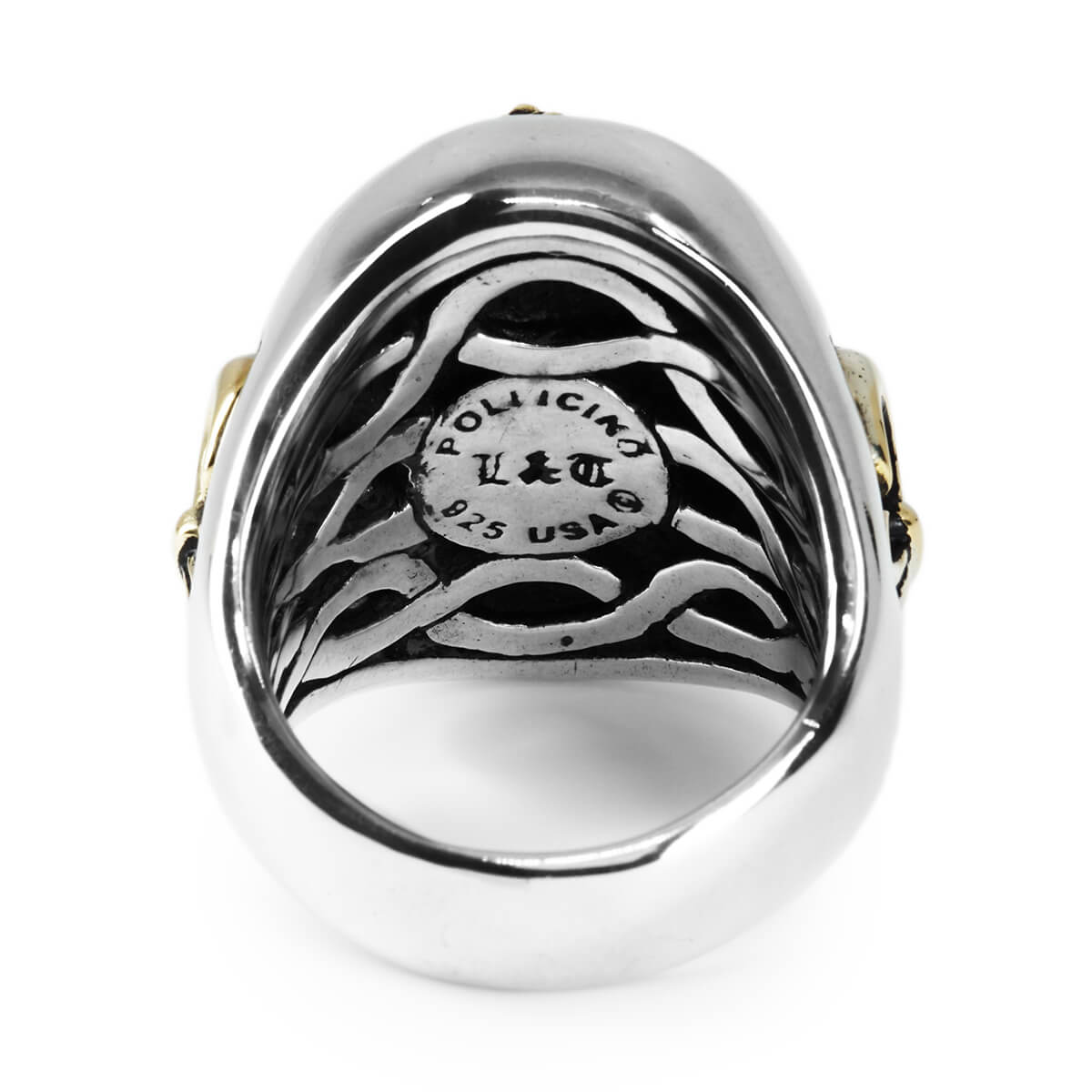 Ring : Special Edition w/K18Lion&Fleur-de-lis w/Stingray