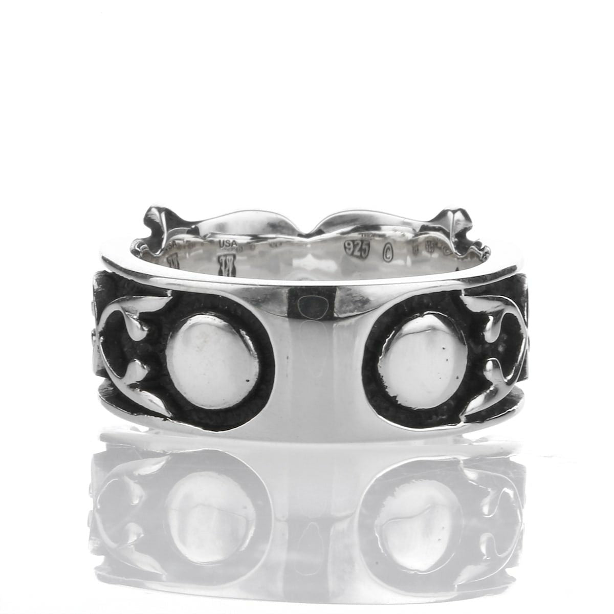 Ring : Scroll Celtic Vine w/Small Stone 2nd Edition w/Pink Topaz