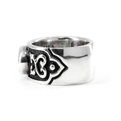 Ring : Celtic Vine w/Large Stone 2nd Edition w/Garnet