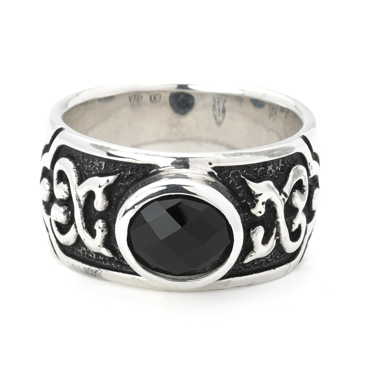 Ring : Celtic Vine w/Large Stone 2nd Edition w/Onyx