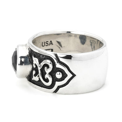 Ring : Celtic Vine w/Large Stone 2nd Edition w/Onyx