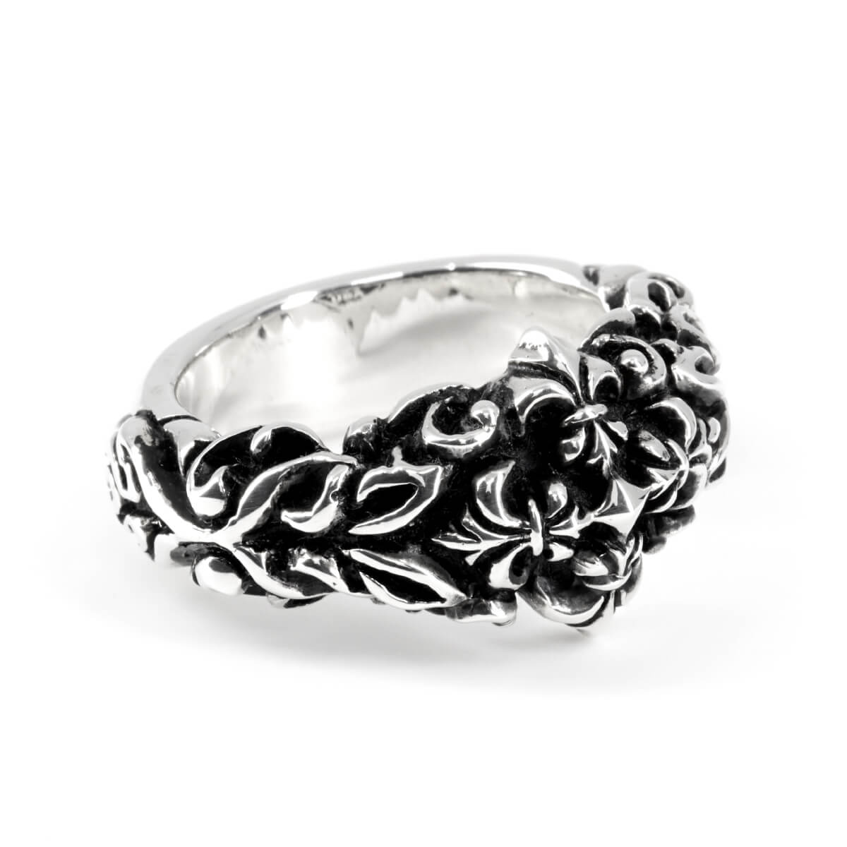 Ring : Non Style w/Fleur-de-lis Cross