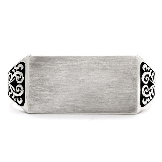 Ring : 2 Finger w/Plain Plate