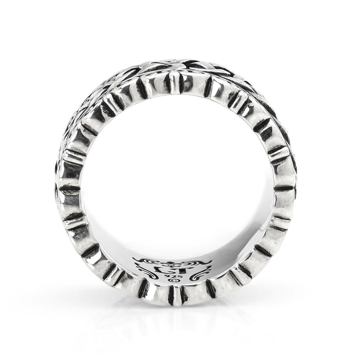 Ring : Revolving Filigree w/Celtic Ropeedge Belt