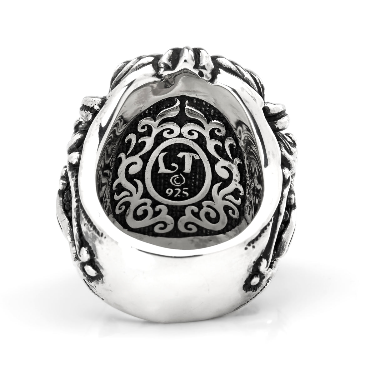 Ring : Dedication inlay w/Pollicino Cross w/Stingray