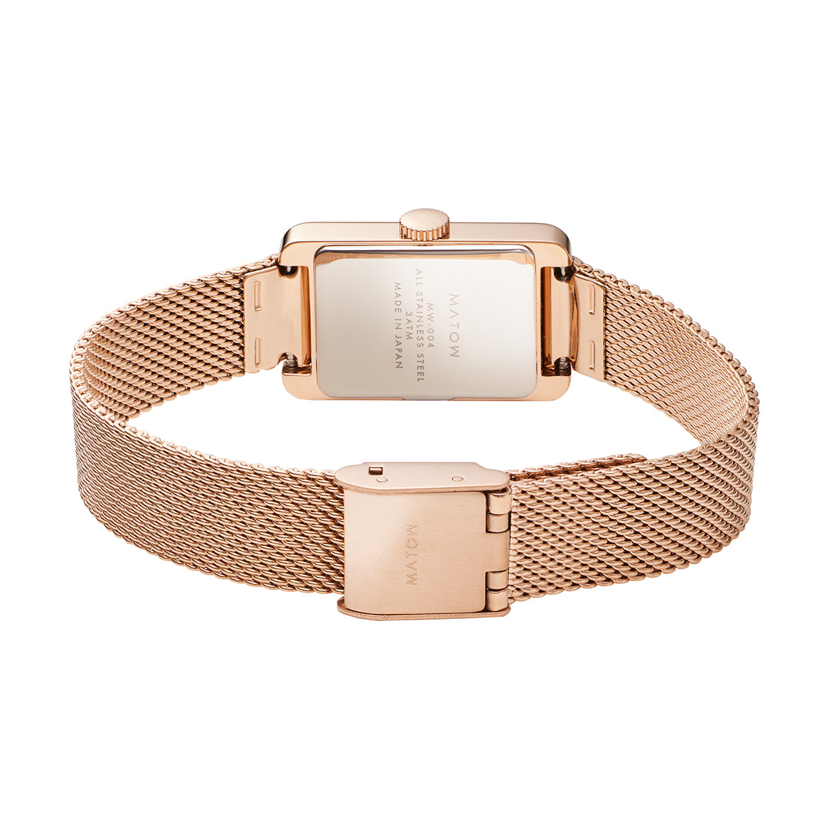 Tsuki Oboroduki Square Rose Gold Mesh