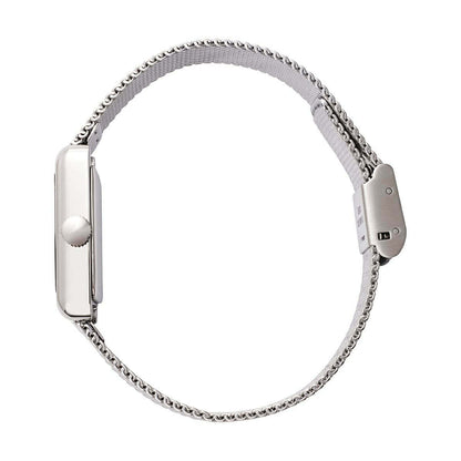 Tsuki Oboroduki Square Silver Mesh Circle Roman