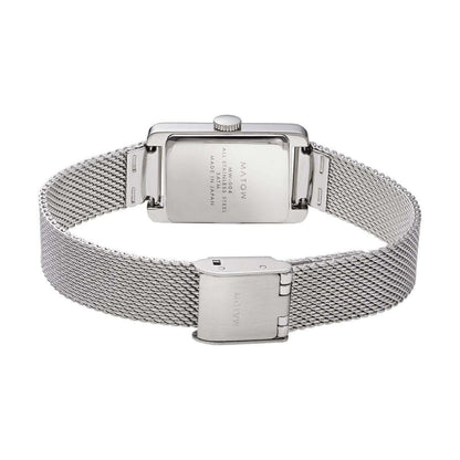 Tsuki Oboroduki Square Silver Mesh Circle Roman