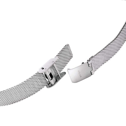 Tsuki Oboroduki Square Silver Mesh Circle Roman