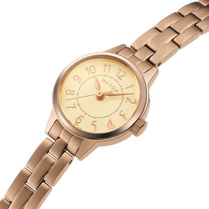 Tsuki Seigetsu Round Rose Gold Champagne