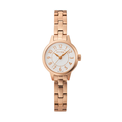 Tsuki Seigetsu Round Rose Gold White