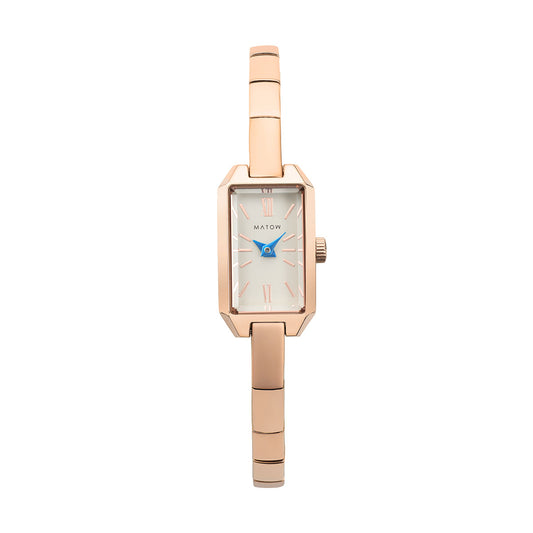 Tsuki Seigetsu Mini Square Rose Gold White