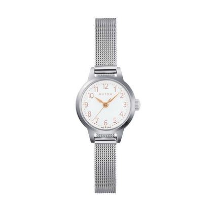 Seigetsu Round Silver White Mesh