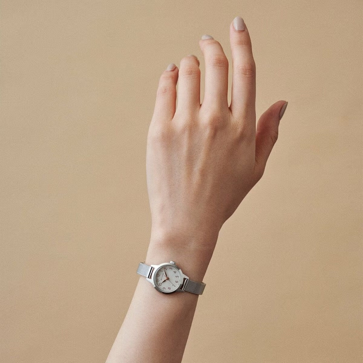 Seigetsu Round Silver White Mesh