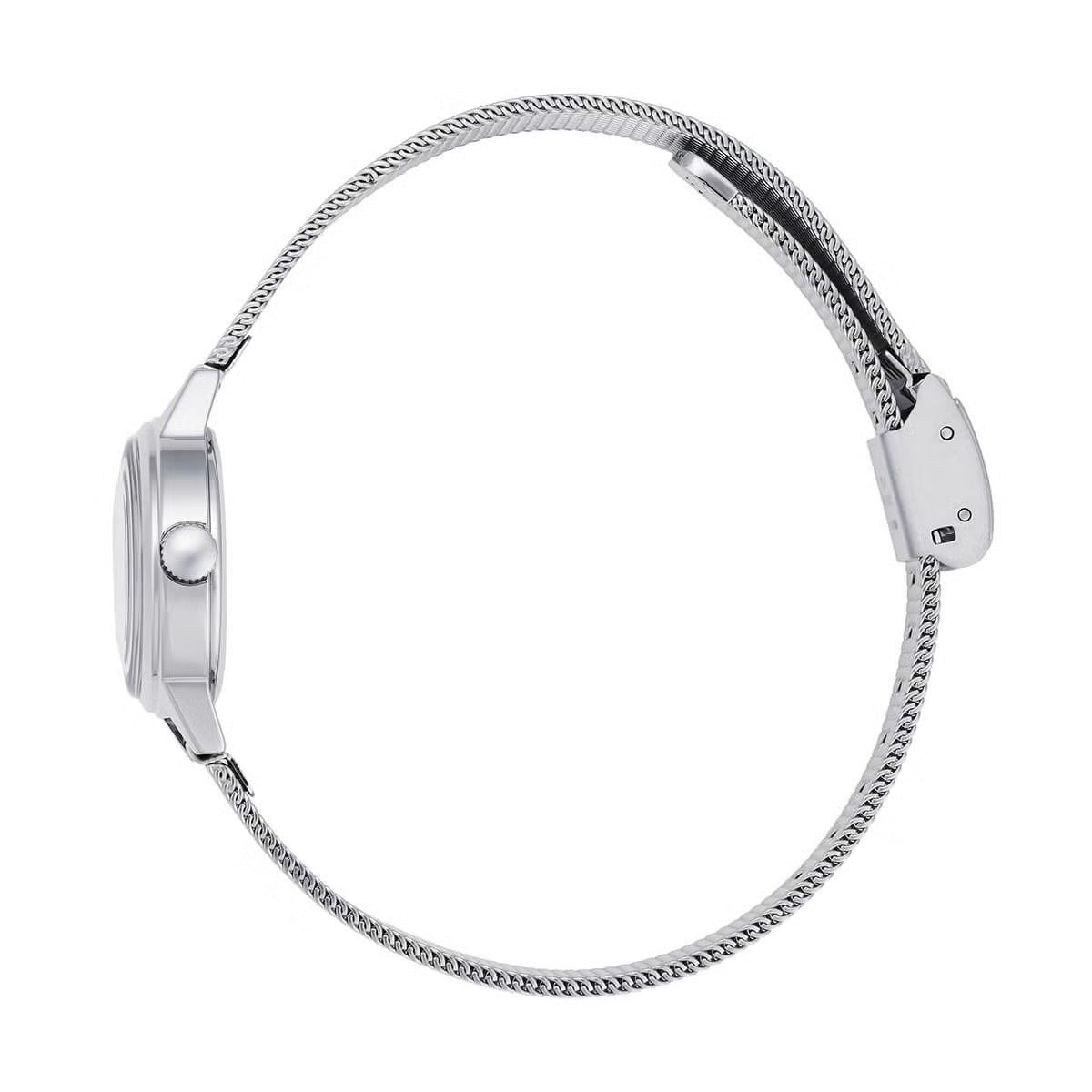 Seigetsu Round Silver White Mesh