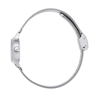 Seigetsu Round Silver White Mesh