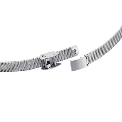 Seigetsu Round Silver White Mesh