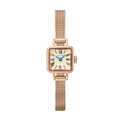 Tsuki Tangetsu Mini Square Rose Gold Champagne Mesh