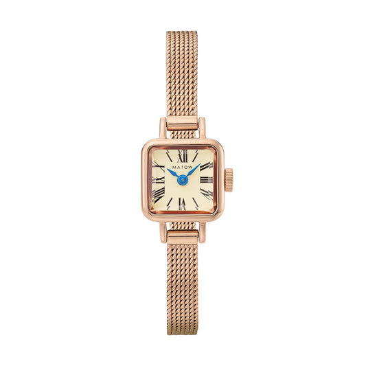 Tsuki Tangetsu Mini Square Rose Gold Champagne Mesh