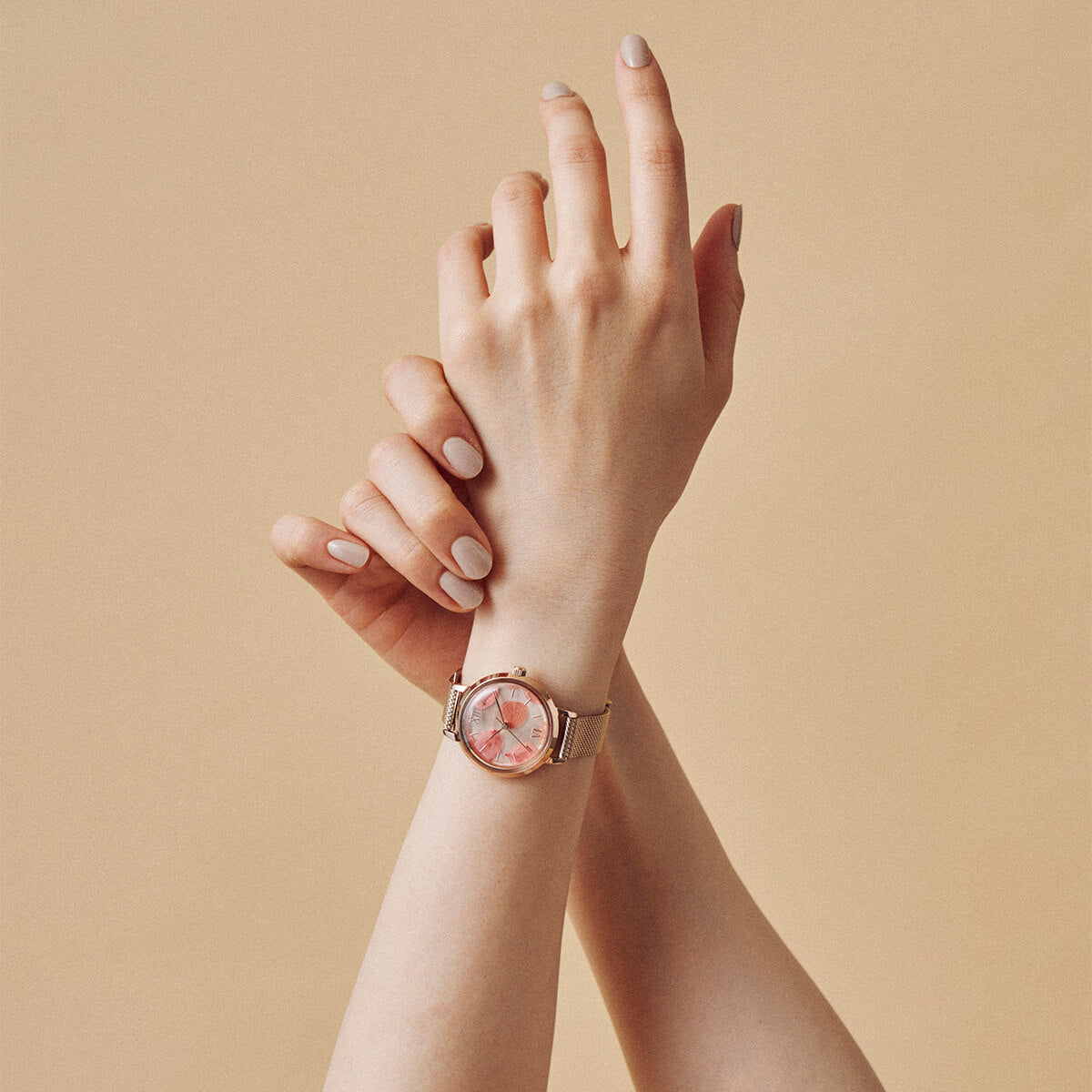 Shiki Bouquet yamazakura Rosegold mesh