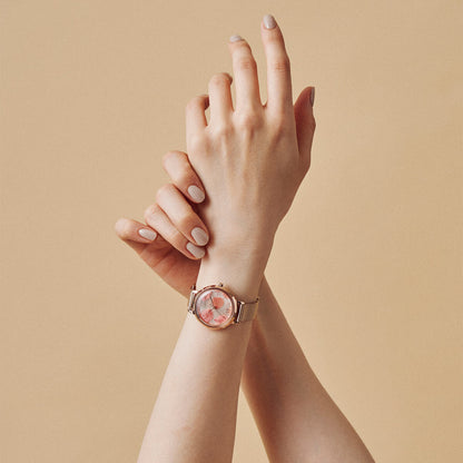 Shiki Bouquet yamazakura Rosegold mesh