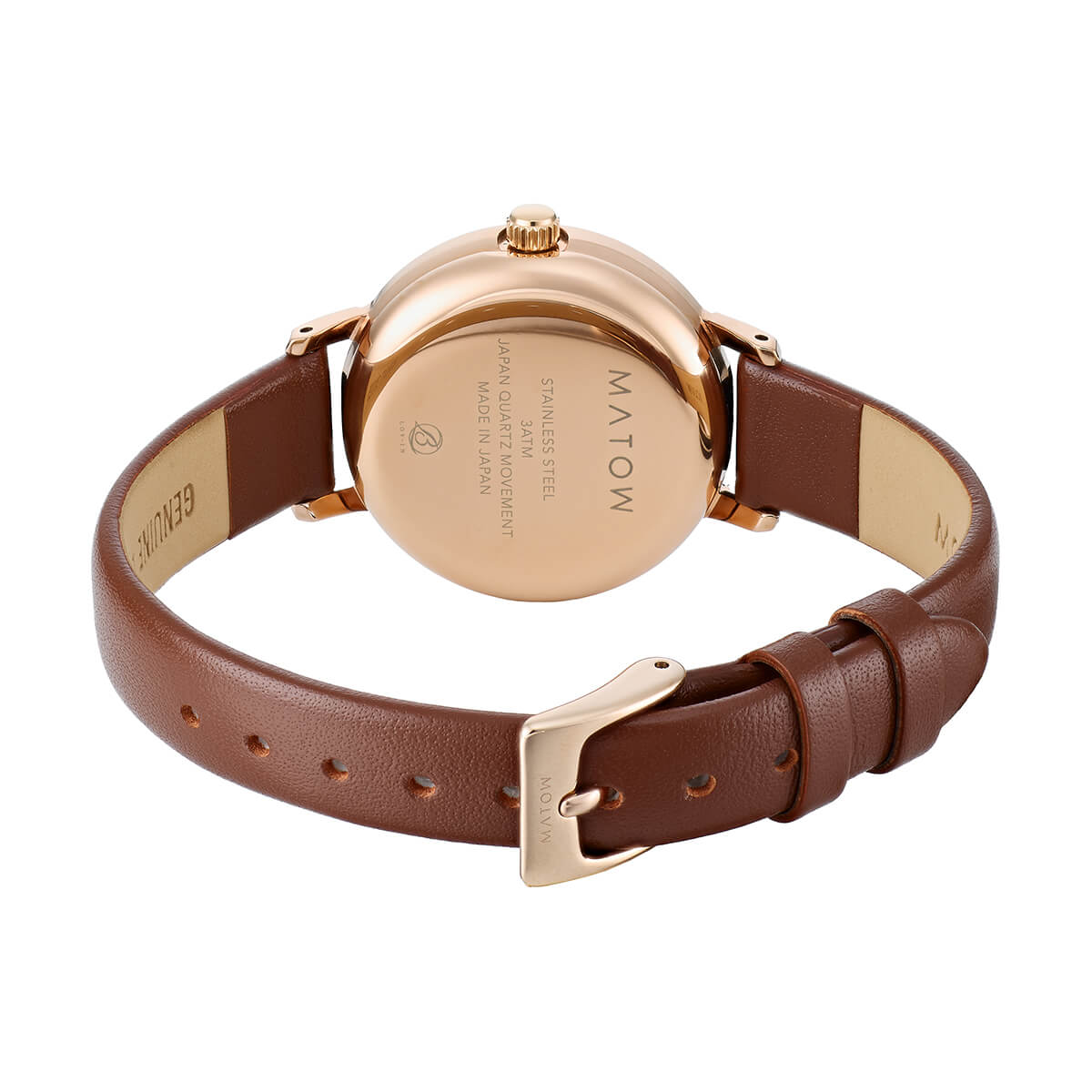 Shiki Bouquet momiji Rosegold Brownleather